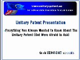 unitary patent presentation thumbnail